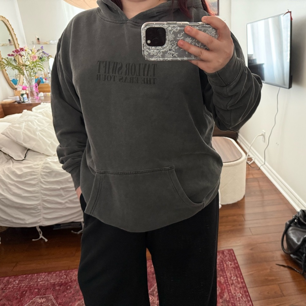Taylor Swift Gray Eras Tour Hoodie 🎞️